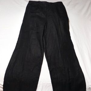 Black Linen Trousers